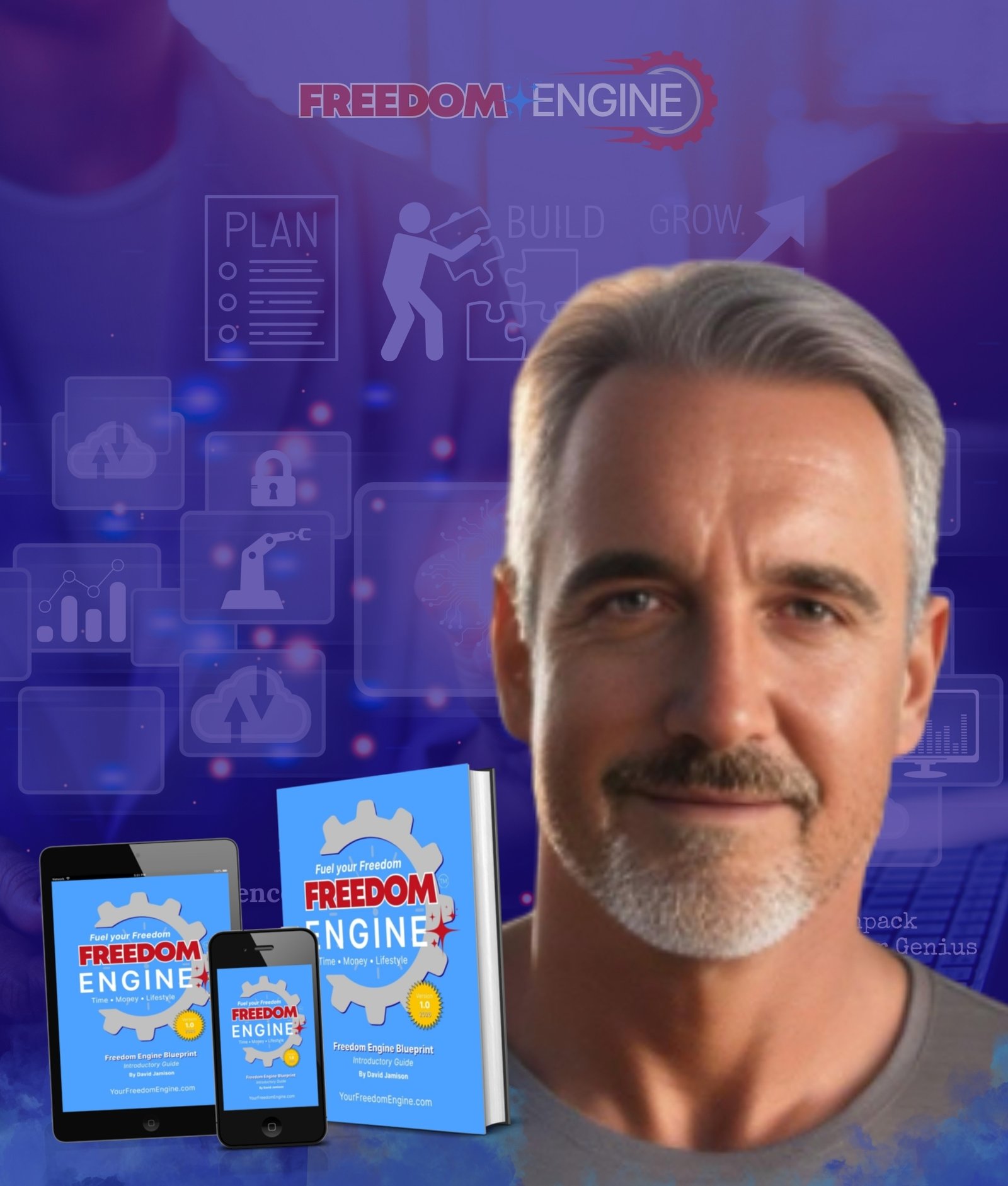 Freedom Engine™ SP Image Right 8x10 + 3D Cover Freedom Engine™ SP Image Right 8x10 + 3D Cover