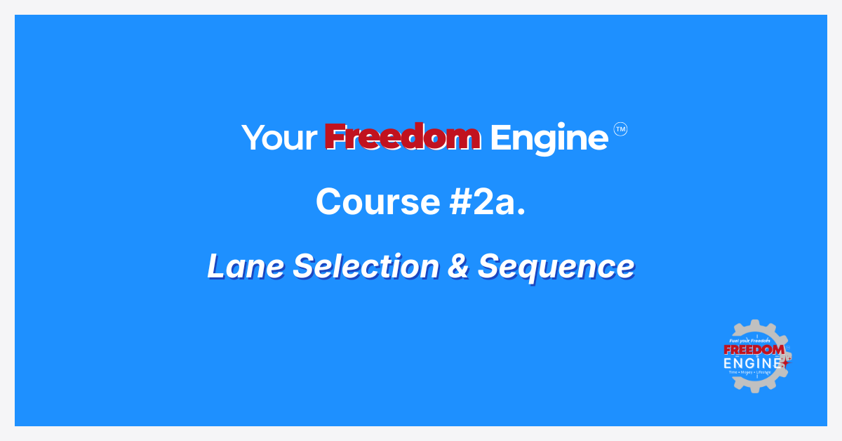 YFA a. 2a. Lane Selection & Sequence - Featured Image
